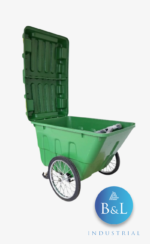 CONTENEDOR MOVIL DE RESIDUOS 400 LTS - TAPA DOBLE - Imagen 5
